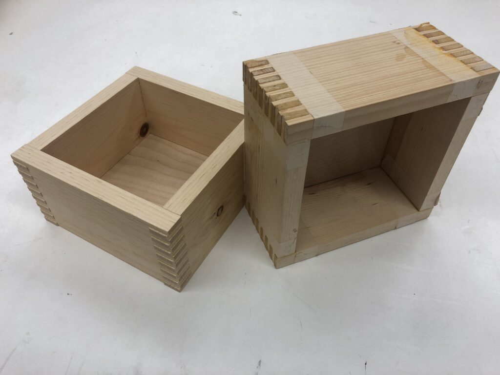 Two examples of Box Joints