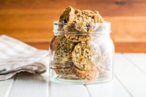 Oatmeal cookies, granola cookies.